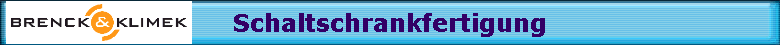 Schaltschrankfertigung